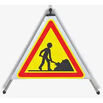 Triangle de signalisation — TRAVAUX | EUSIGNAL