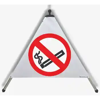 p015001 PREPOVED KAJENJA Slovenija EUSIGNAL Opozorilna piramida Opozorilni piramidni znak