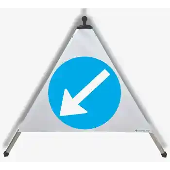 Advarselspyramide — PÅBUDT VENSTRESVING | EUSIGNAL