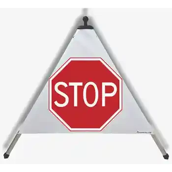 Waarschuwingspiramide — STOP | EUSIGNAL